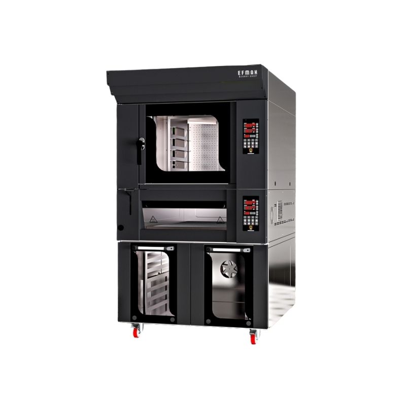 5 Tepsili Dönerli Konveksiyonlu + 2 Tepsili Taş Taban Fırın (Elektrikli)